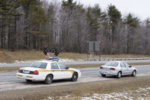 cop pulling over a person misobeying Virginia speeding laws