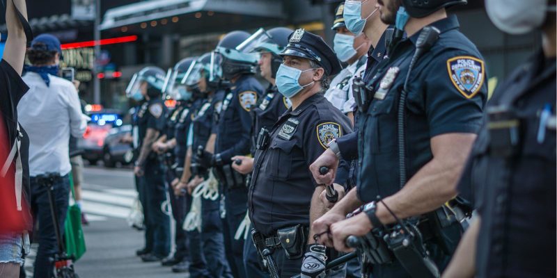 People protesting against police brutality