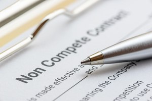 A non-compete contract